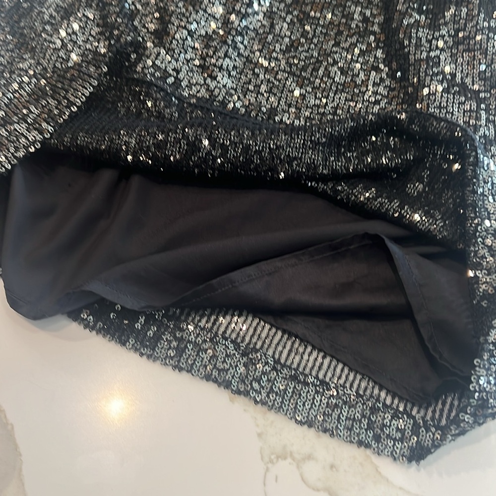 Jennifer Lopez Women’s Black Sequin Dress 6 - Picture 10 of 15